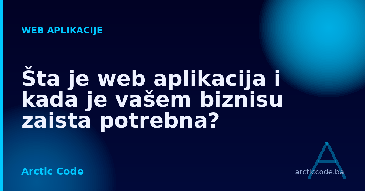 Šta je web aplikacija i kada je vašem biznisu zaista potrebna?